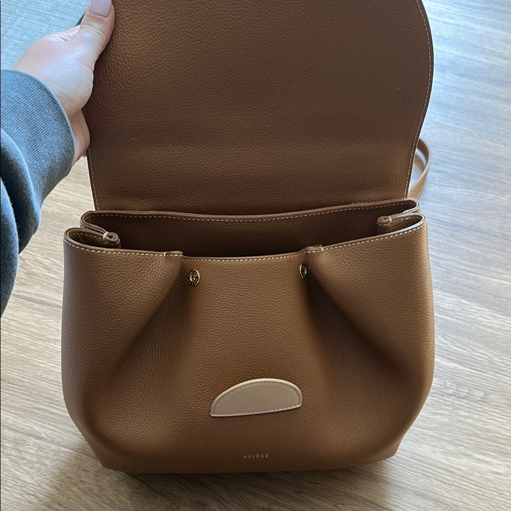 Tan Leather Women's Bag - Picture 2 of 4